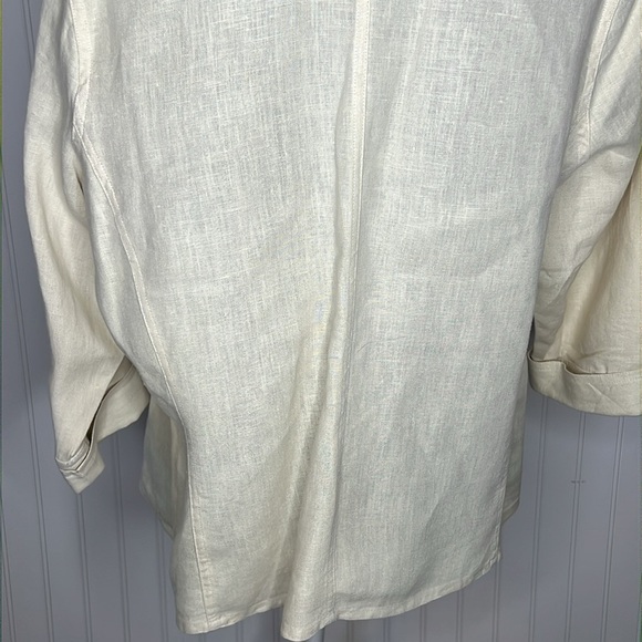 Mossimo Linen Button Up Jacket Size Extra Large - Picture 6 of 10